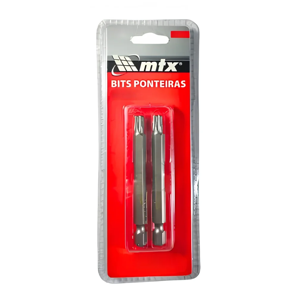 Bits Torx T30 x 75mm com 2 Peças - MTX