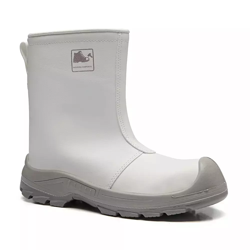 Bota Branca Forrada com Bico de Composite - Bracol