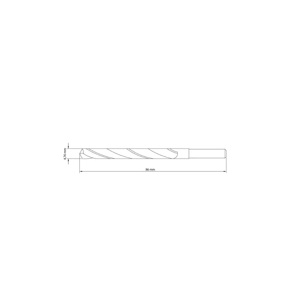 Broca Blister de Aço Rápido 3/16"- Tramontina