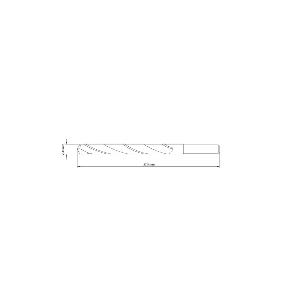 Broca de Aço Rápido Blister 3/32" - Tramontina