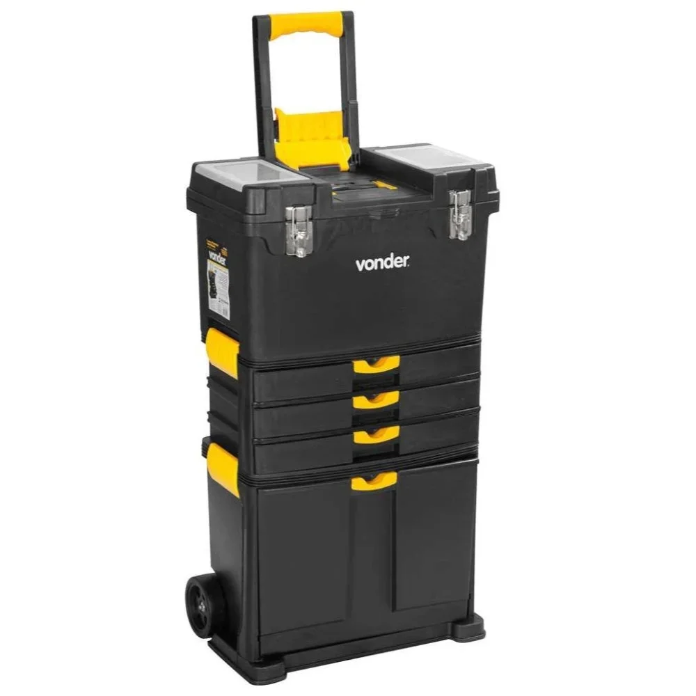 Caixa de Ferramenta Plástica com Rodas CRV0500 - Vonder