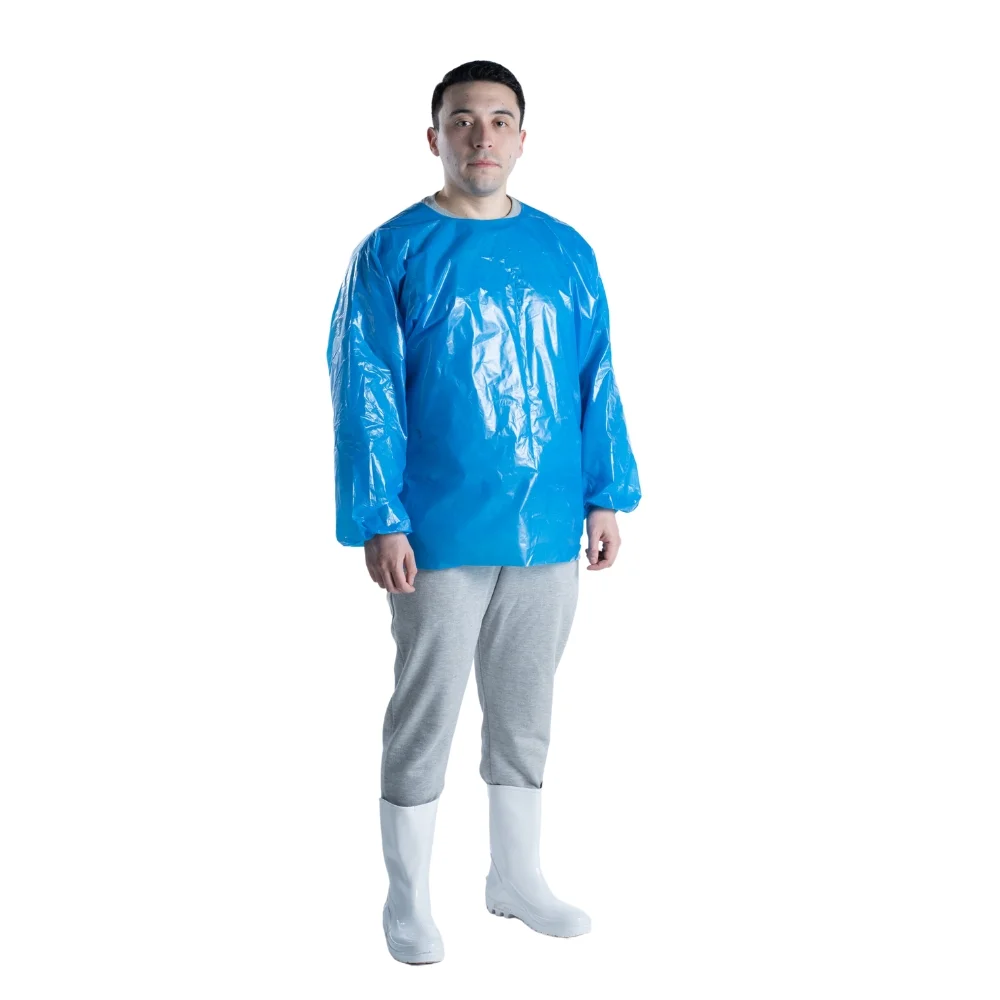 Camisa Polietileno Azul sem Capuz - Brasmo