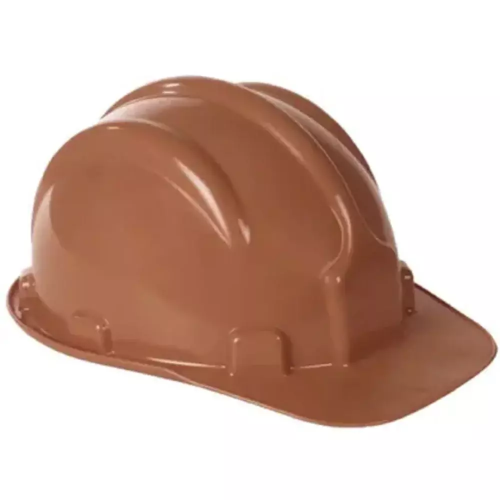 Capacete de Segurança Marrom com Carneira - Novel