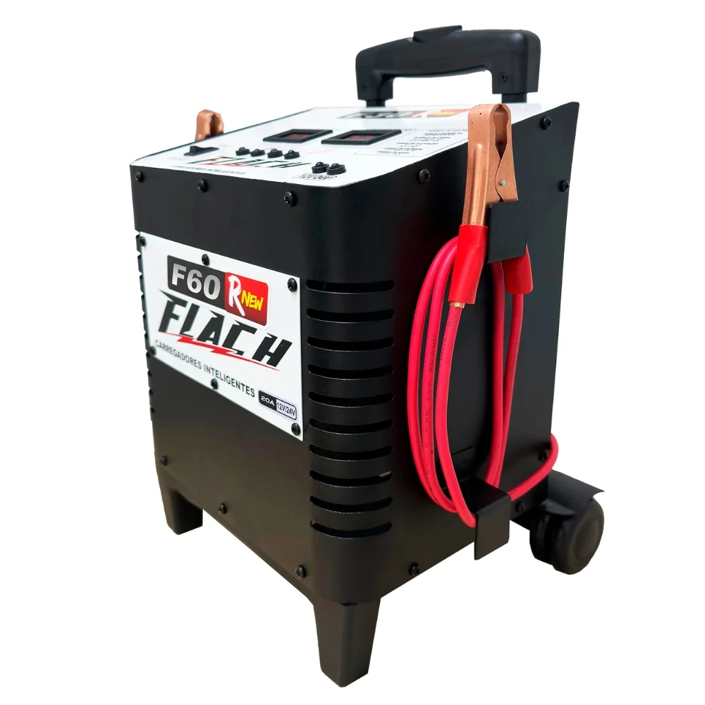 Carregador de Bateria 20A 12/24v F60 BI-VOLT - Flach
