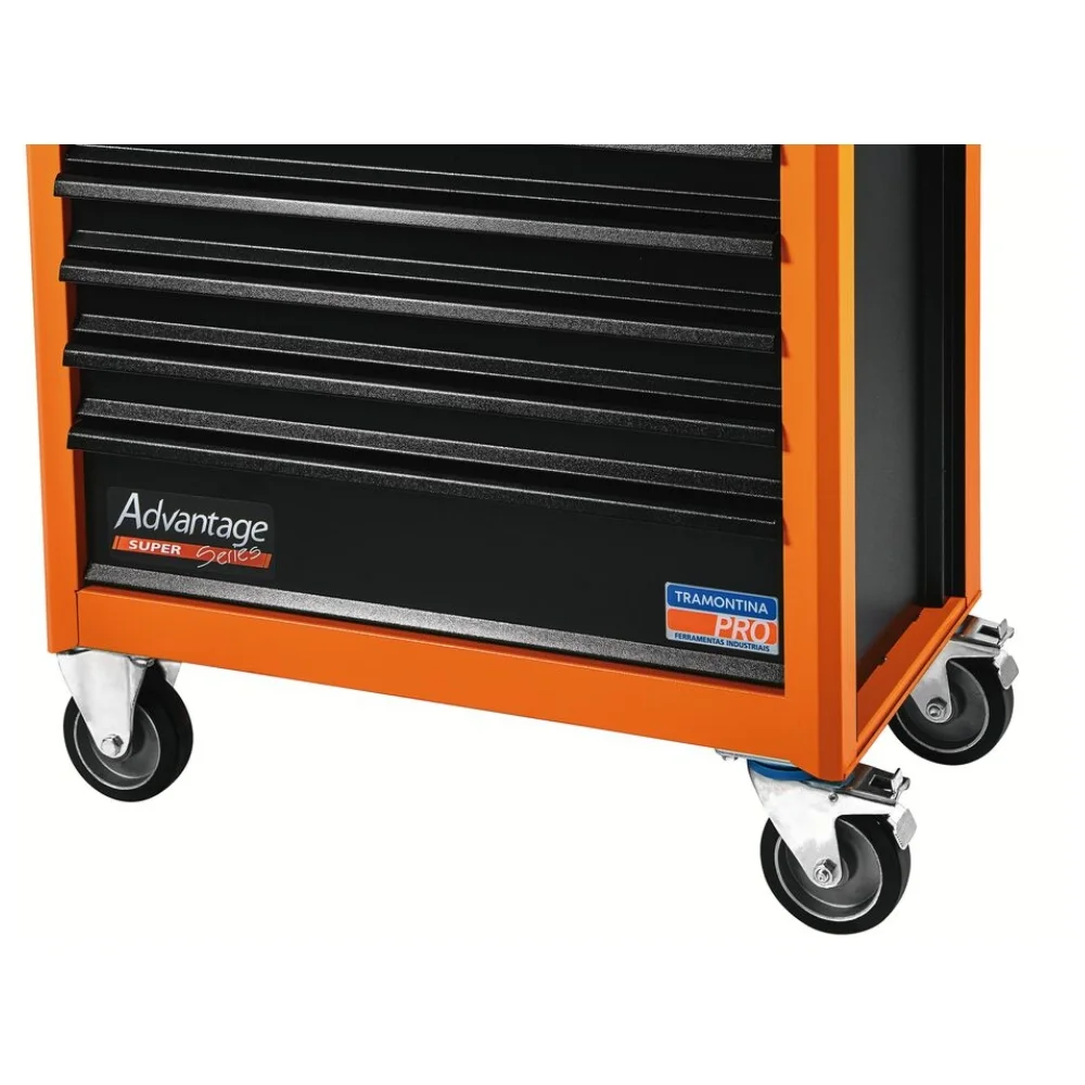 Carro de Ferramenta 8 Gavetas Laranja/Preto - Tramontina