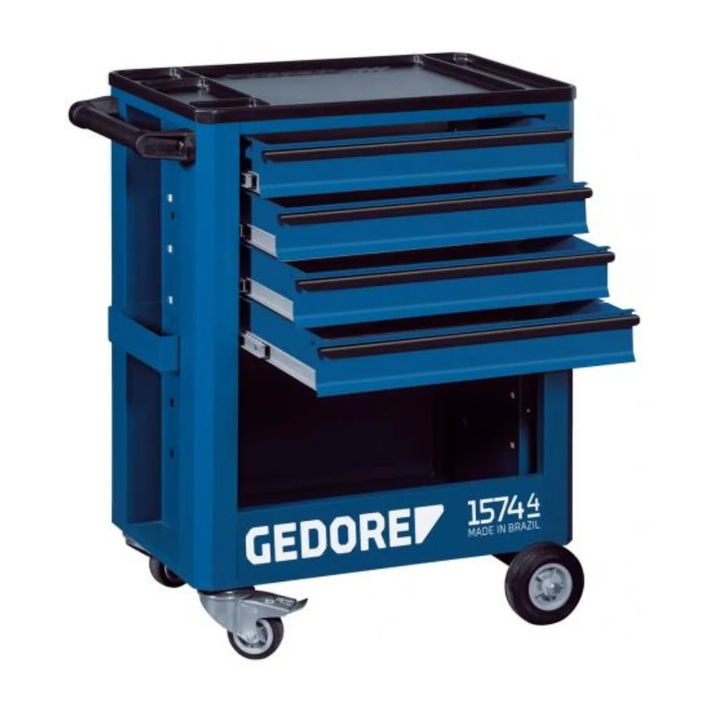 Carro de Ferramentas com 4 Gavetas 1574 Azul - Gedore