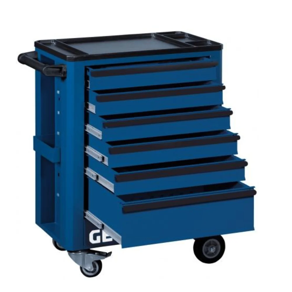 Carro para Ferramentas com 6 Gavetas 1574-6 Azul - Gedore
