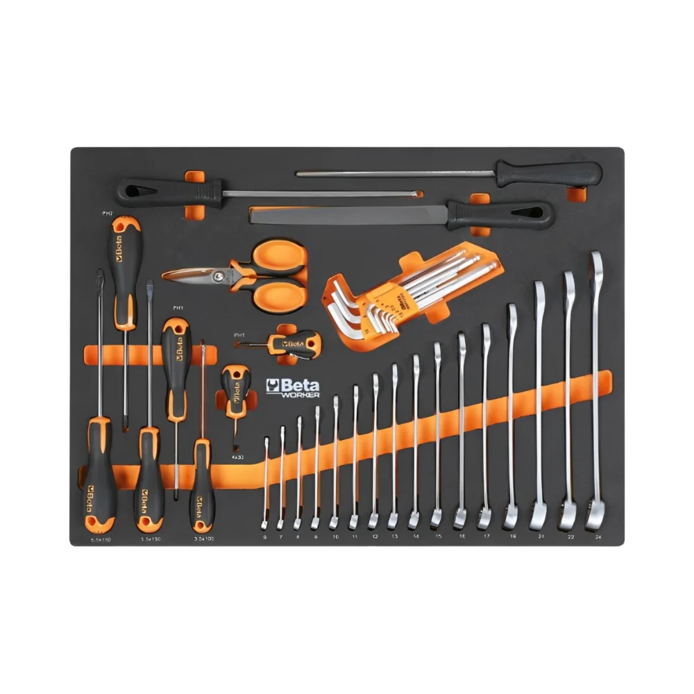 Carro de Ferramentas com 6 Gavetas e Kit Ferramentas 196 Pçs - Beta