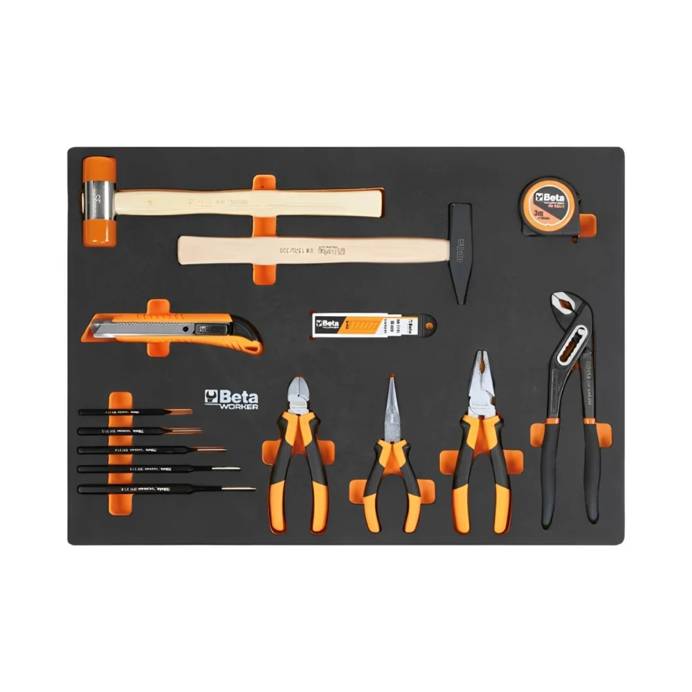 Carro de Ferramentas com 6 Gavetas e Kit Ferramentas 196 Pçs - Beta