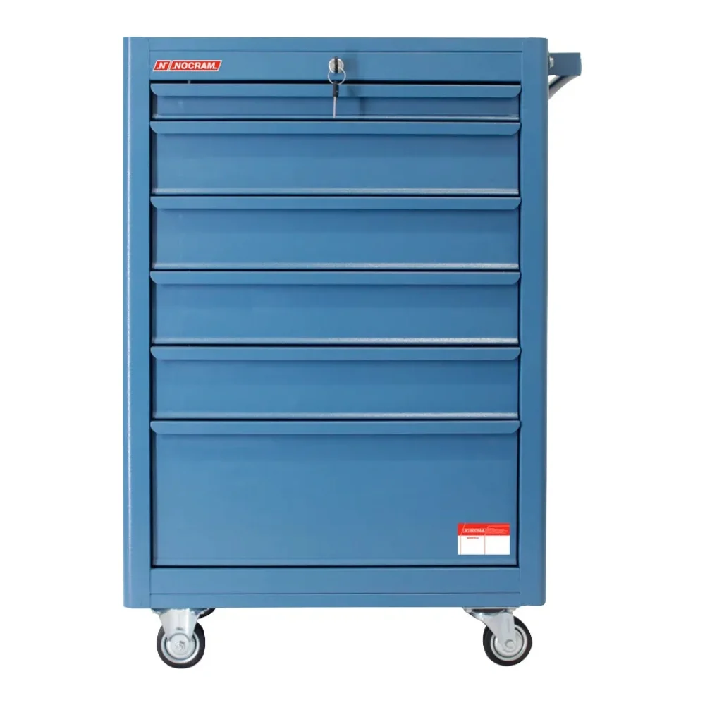 Carro de Ferramentas com 6 Gavetas NC-12 Azul - Nocram