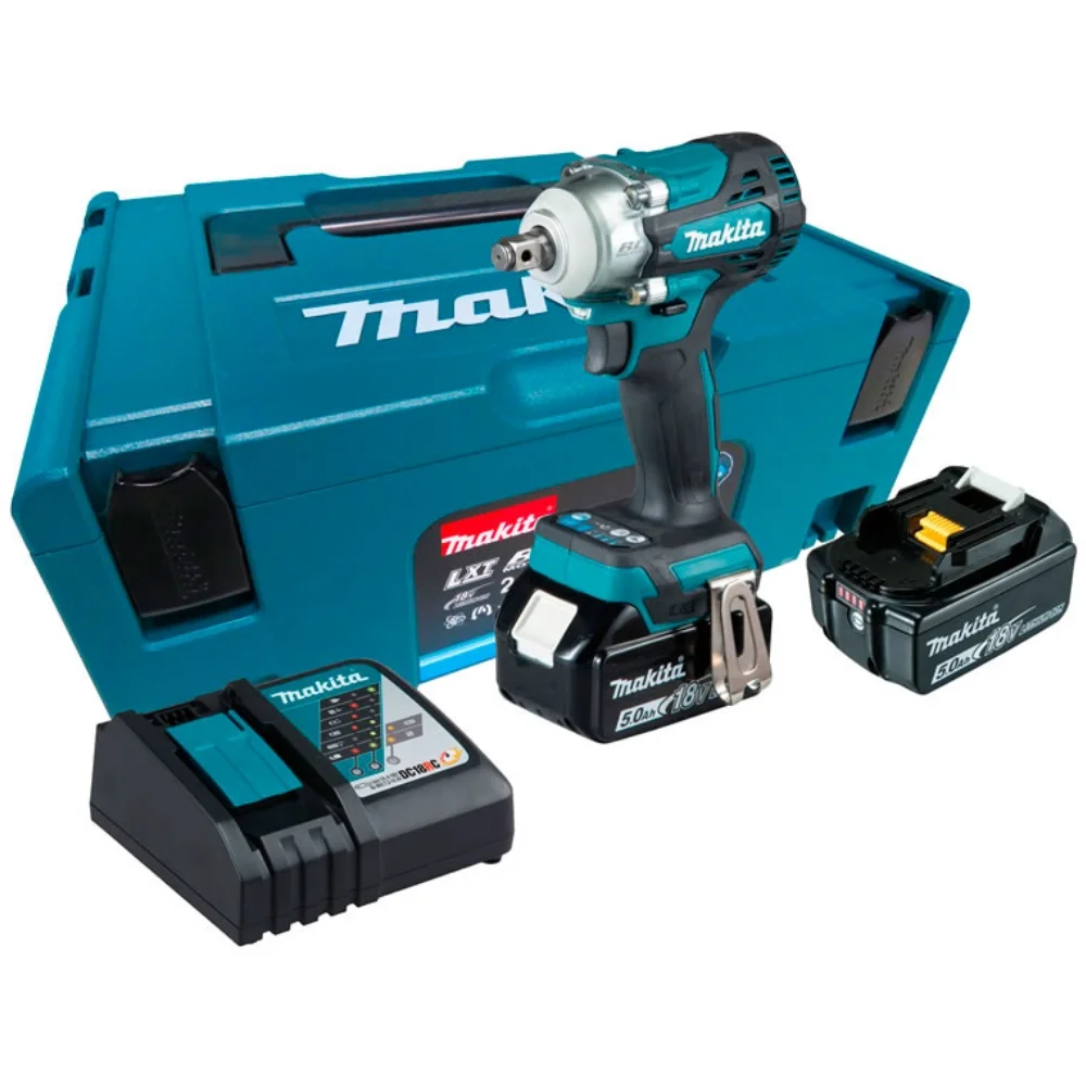 Chave de Impacto á Bateria 1/2" 18v DTW300RTJ 2Bat Brushless - Makita