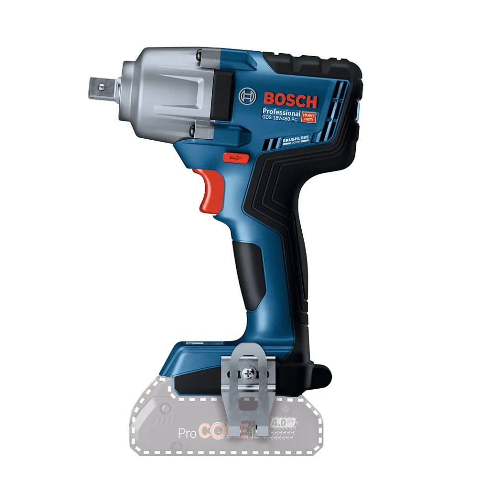 Chave de Impacto Brushless 1/2" à Bat 18V GDS18V-450PC s/Bat - Bosch