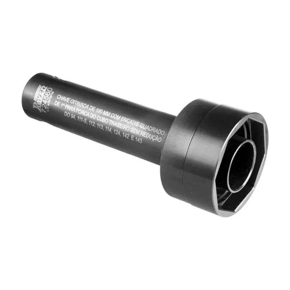 Chave Oitavada 100mm Cubo Roda Traseiro - Raven