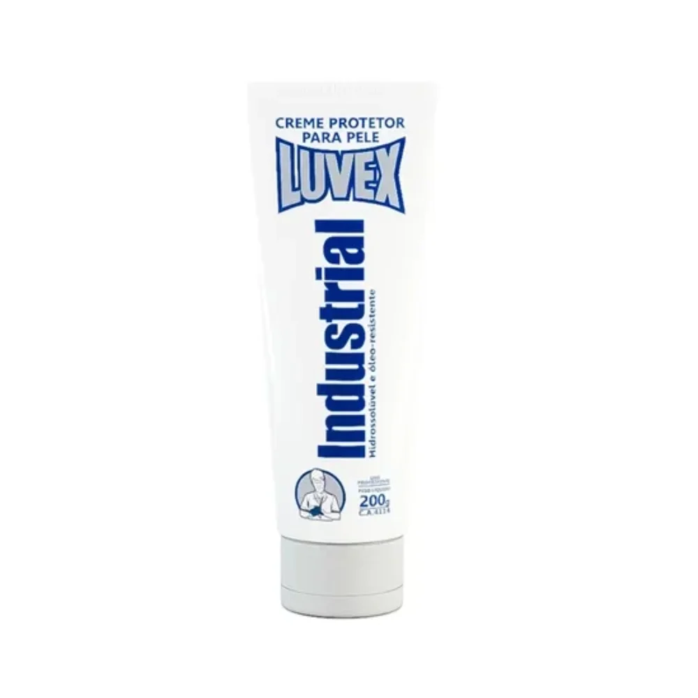 Creme Protetor Luva Química com 200 gramas Industrial Azul - Luvex