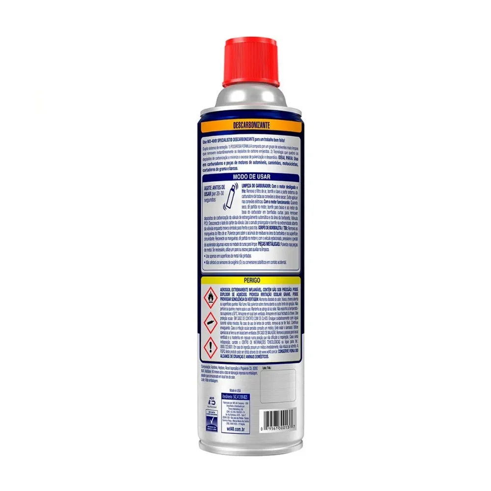 Descarbonizante Spray 470ml Specialist - WD40