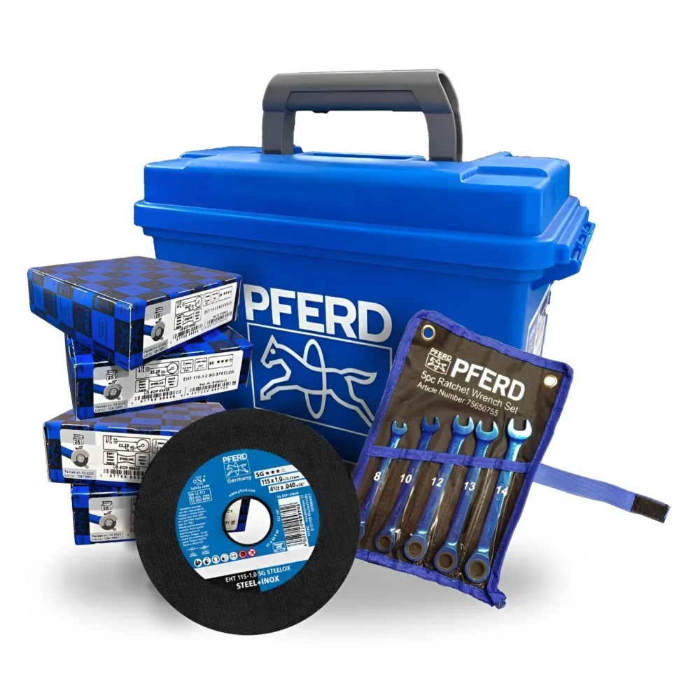 Kit Block 4 Pferd 100 Discos + Jogo de Chave + Caixa - Pferd