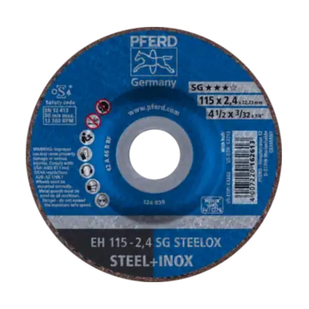 Disco de Corte 4.1/2 x 3/32 x 7/8" SG Steelox - Pferd