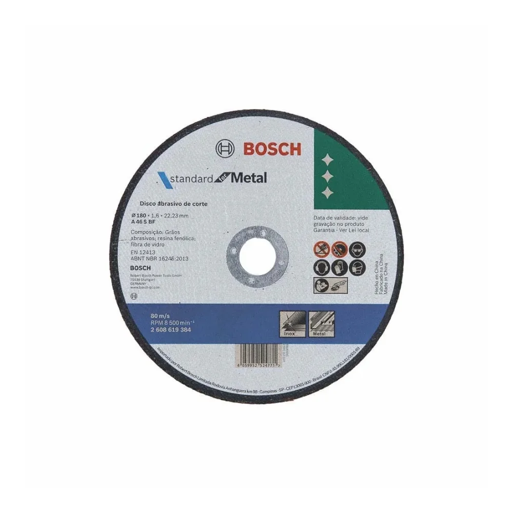 Disco de Corte 7" x 1/16" x 7/8" Standard - Bosch
