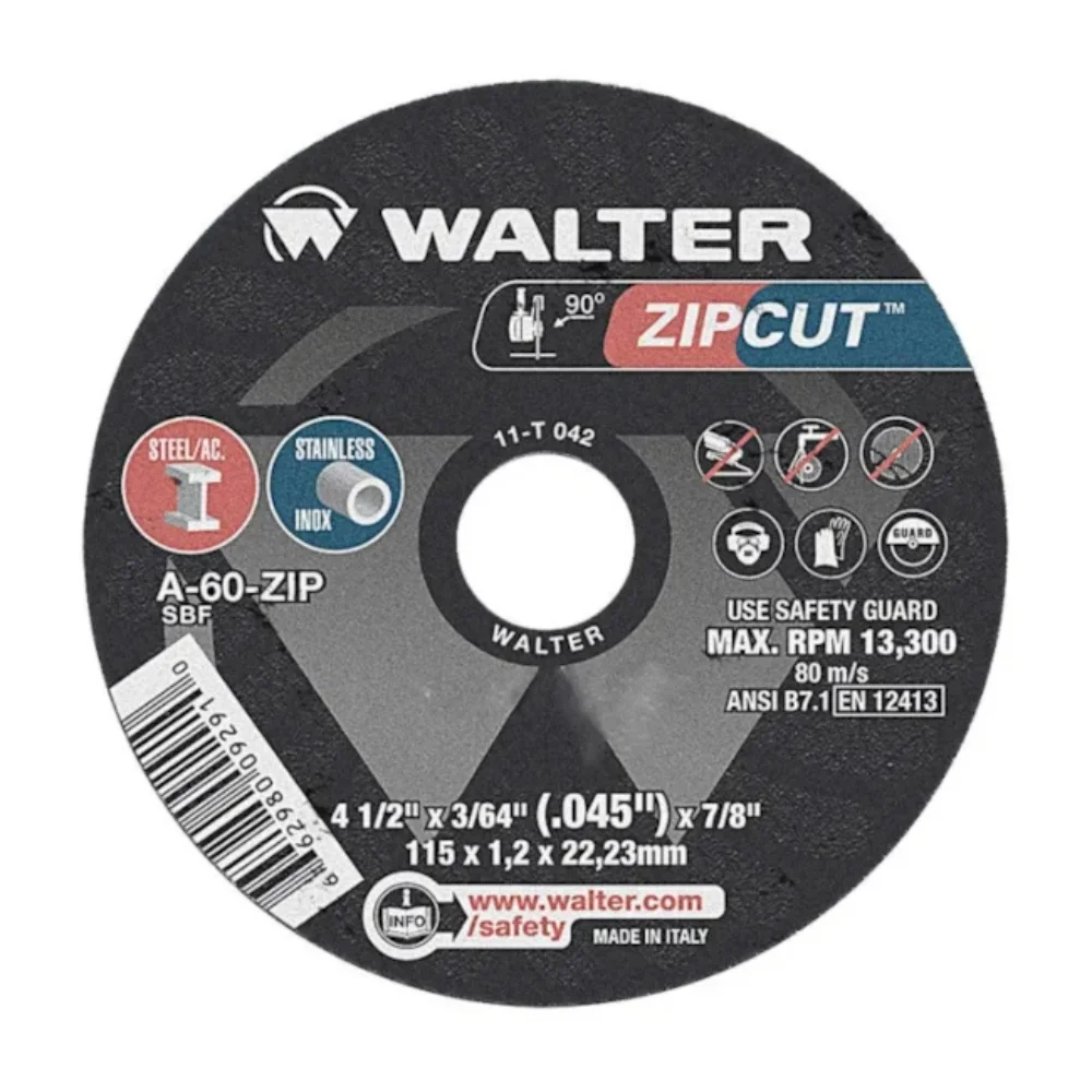 Disco de Corte 7 x 1/16 x 7/8" Zipcut - Walter