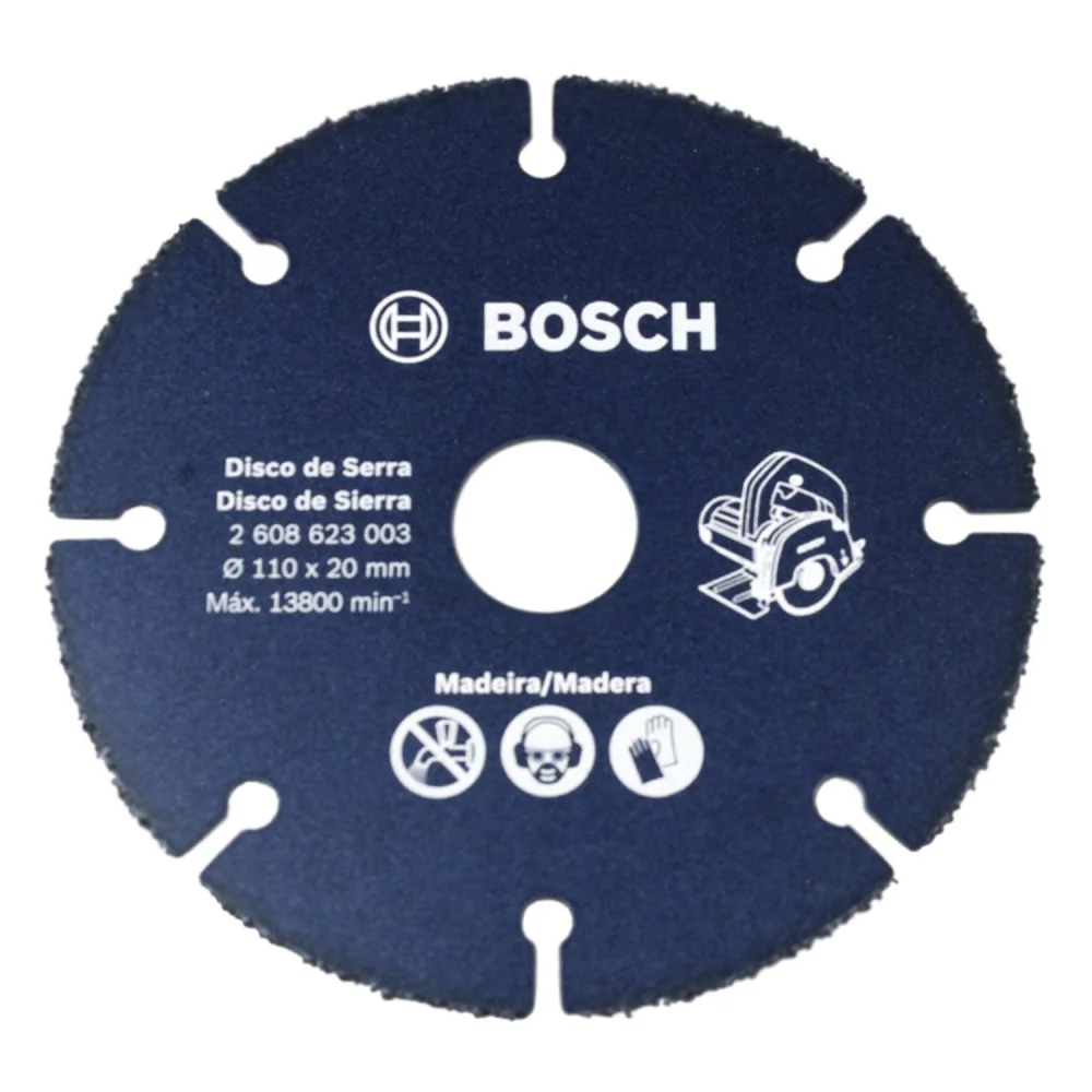 Disco de Corte Madeira em Tugstenio 110 x 20 mm - Bosch