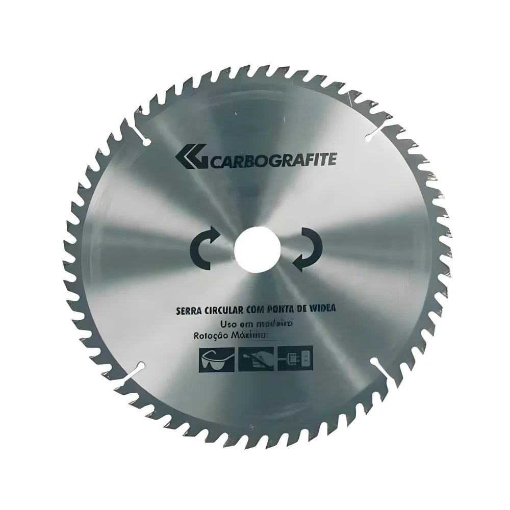 Disco de Serra Circular para Madeira 250 mm 48 Dentes - Carbografite