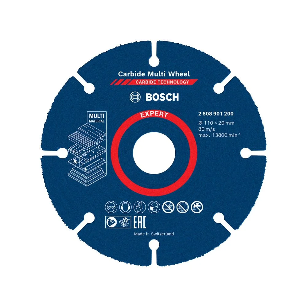 Disco de Corte Multimaterial para Serra Mármore 110 x 20 mm (4.1/2") - Bosch