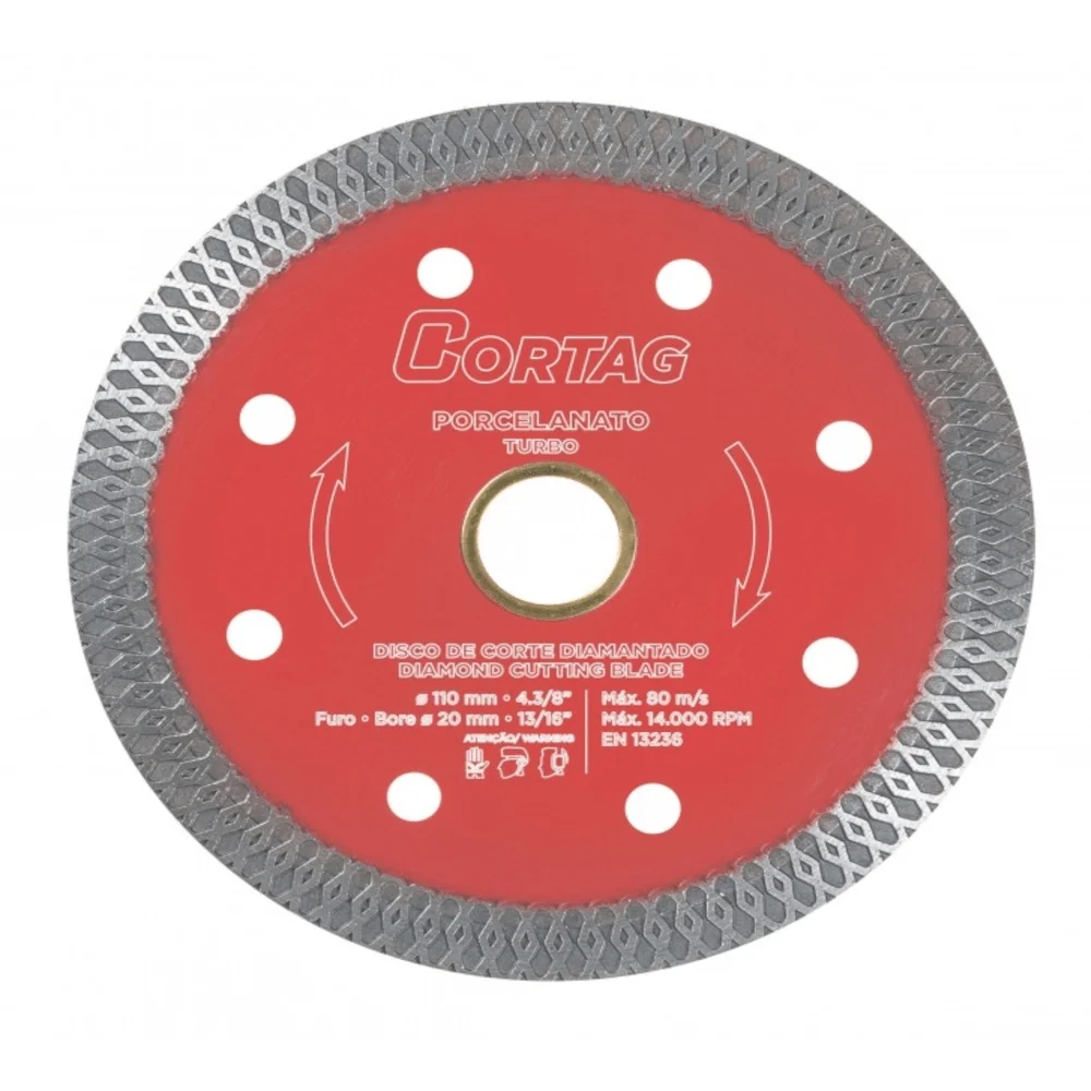 Disco Diamantado Turbo 110mm - Cortag
