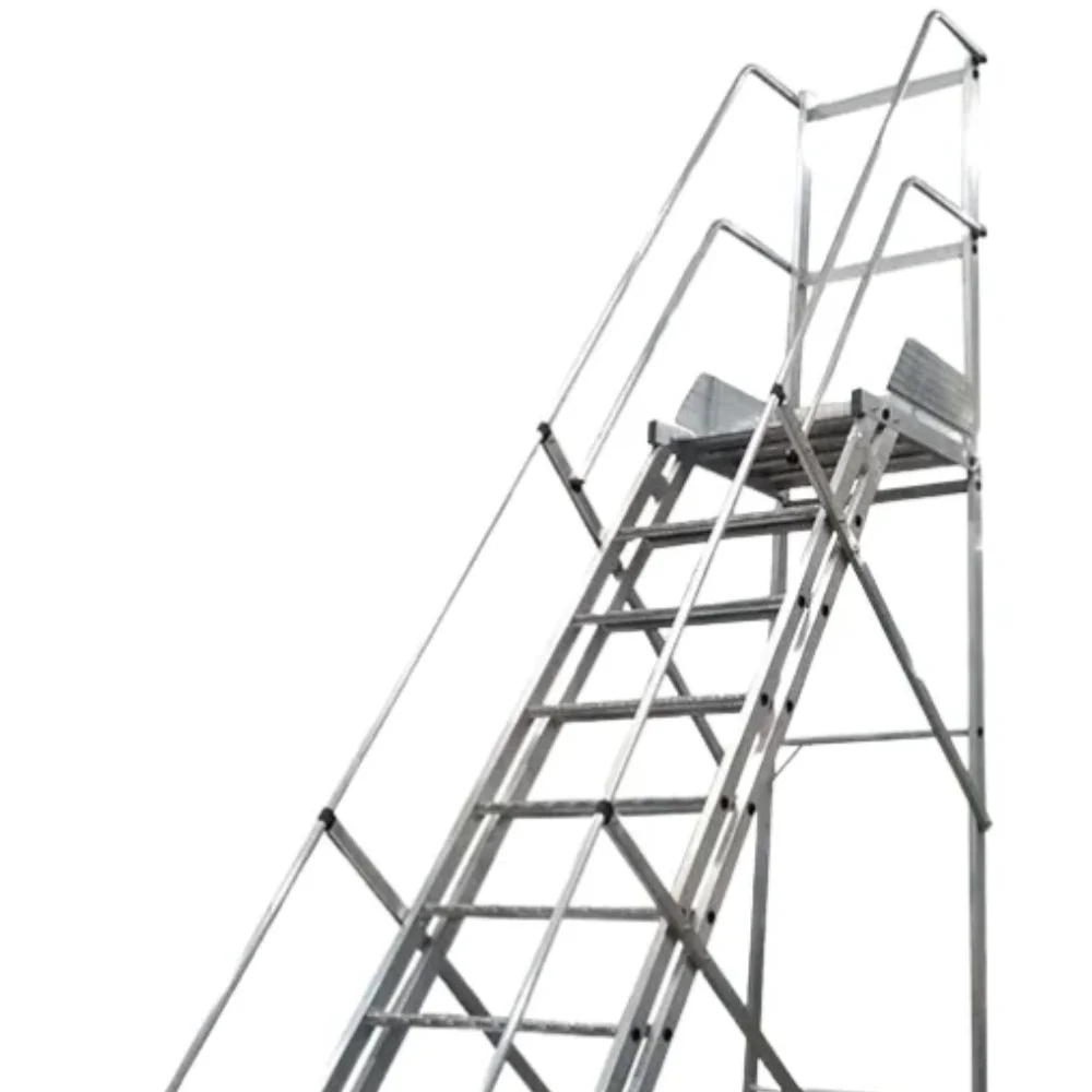 Escada 12 Degrau Plataforma Trepadeira de Alum. 3,25MT - Escaleve