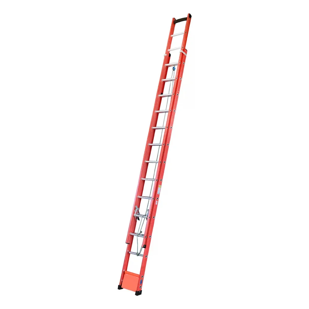 Escada de Alumínio/Fibra Extensiva com 23 Degraus Vazado - Sintese