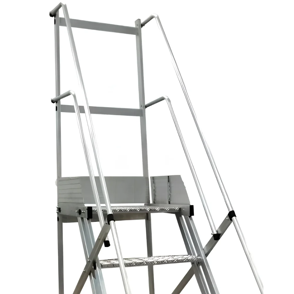 Escada Plataforma 5 Degraus Trepadeira NR12 1,50 Metros - Escaleve