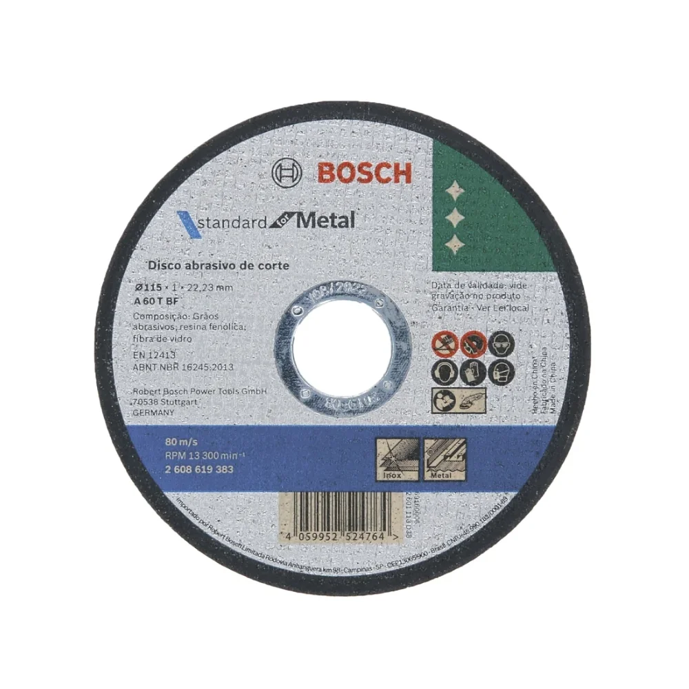 Esmerilhadeira 4.1/2" 850W GWS850 220V com 50 Discos - Bosch