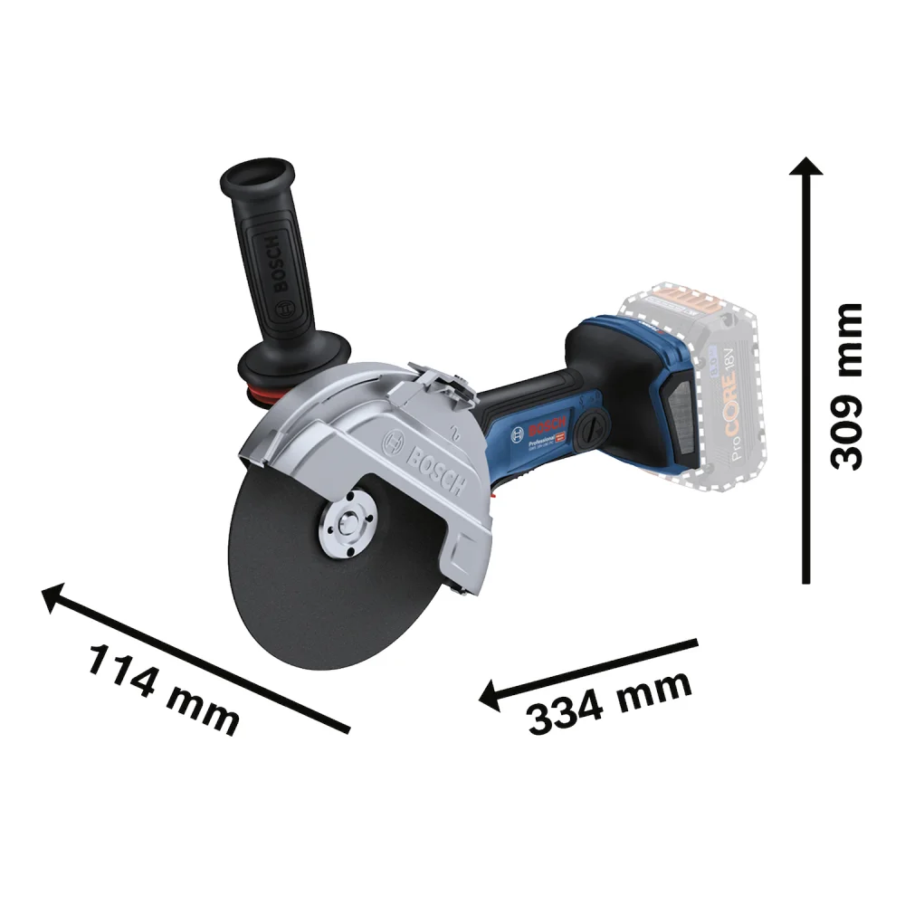Esmerilhadeira 5" à Bateria 18V GWS18V-10 s/Bat Brushless - Bosch