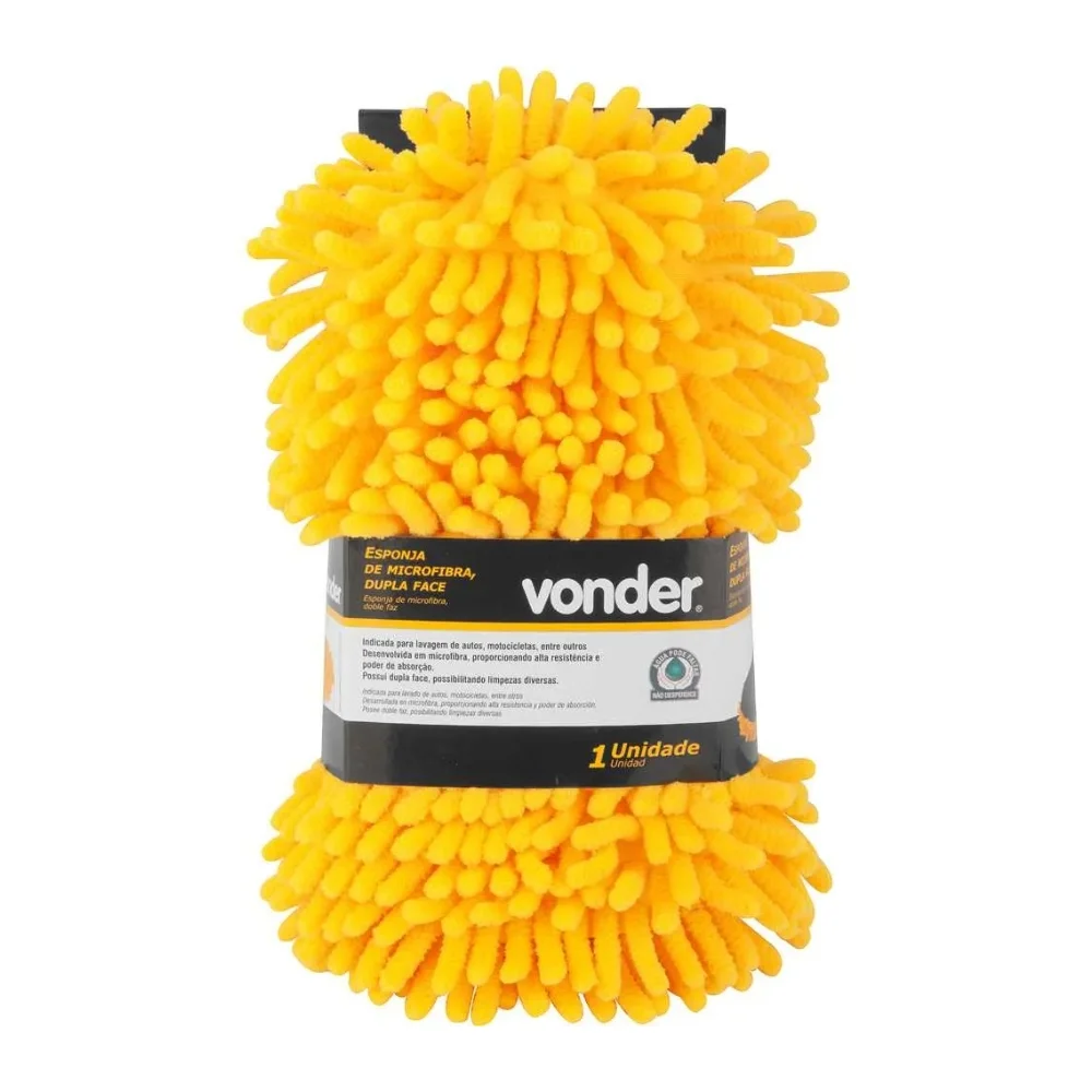 Esponja de Microfibra Dupla Face Blister 6364235011 - Vonder