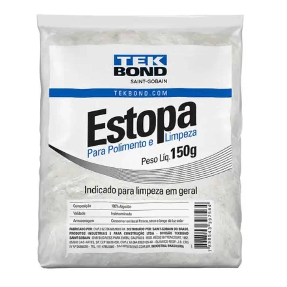 Estopa Branca 150gr - Tek Bond