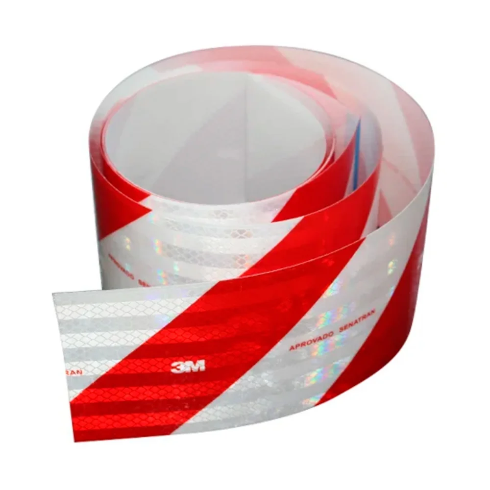 Faixa Refletiva Autocolante Direita 10 cm x 1,20 metros - 3M