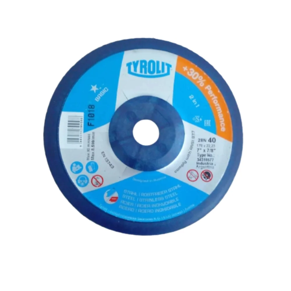 Flap 7 x 7/8" G40 Plástico - Tyrolit