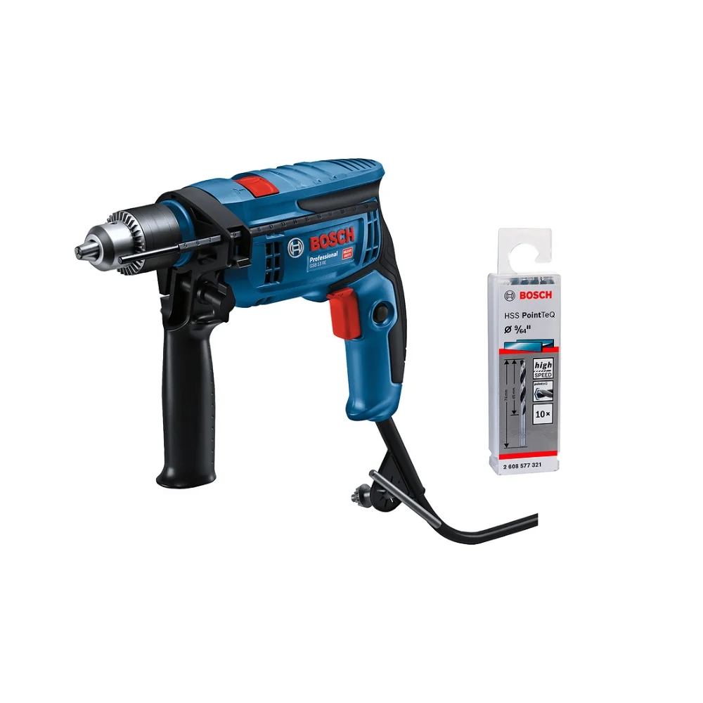 Furadeira Impacto 1/2" 750W 220V GSB13RE c/10 Brocas 2,57mm Bosch