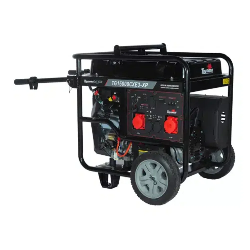 Gerador à Gasolina 17KVA TG15000CXE3-XP C/Bat e Partida Elét. - Toyama
