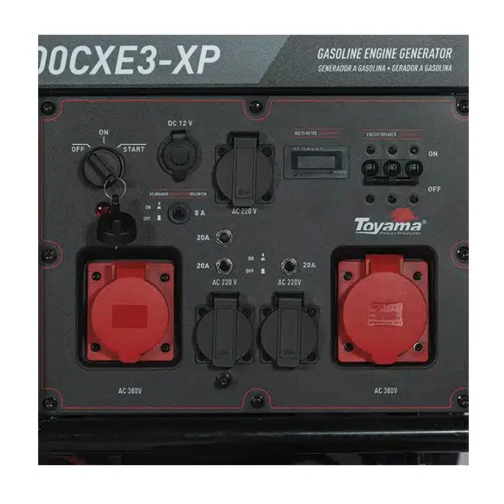 Gerador à Gasolina 17KVA TG15000CXE3-XP C/Bat e Partida Elét. - Toyama