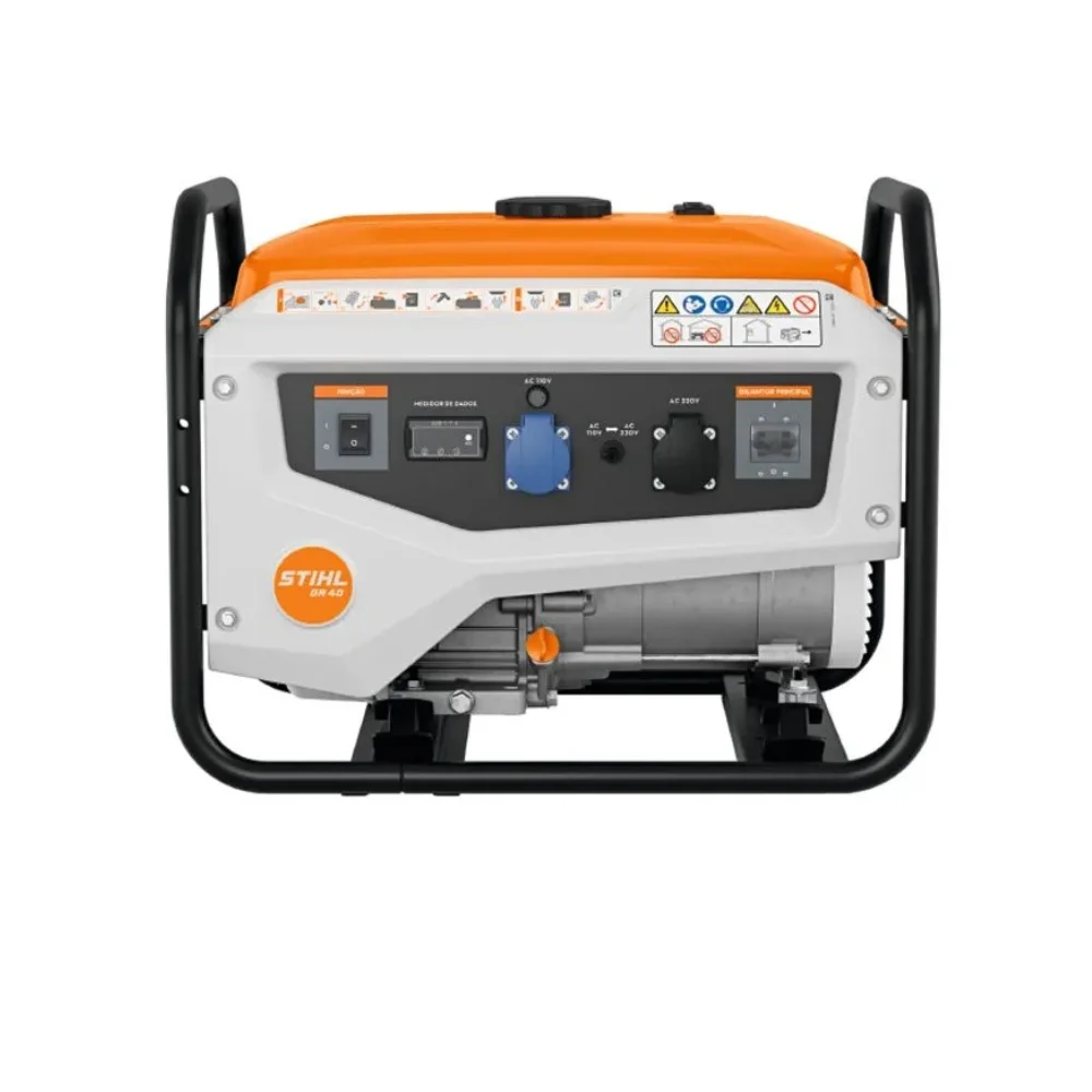 Gerador á Gasolina 2,9KVA Monofásico GR40 com Partida Elétrica - Stihl