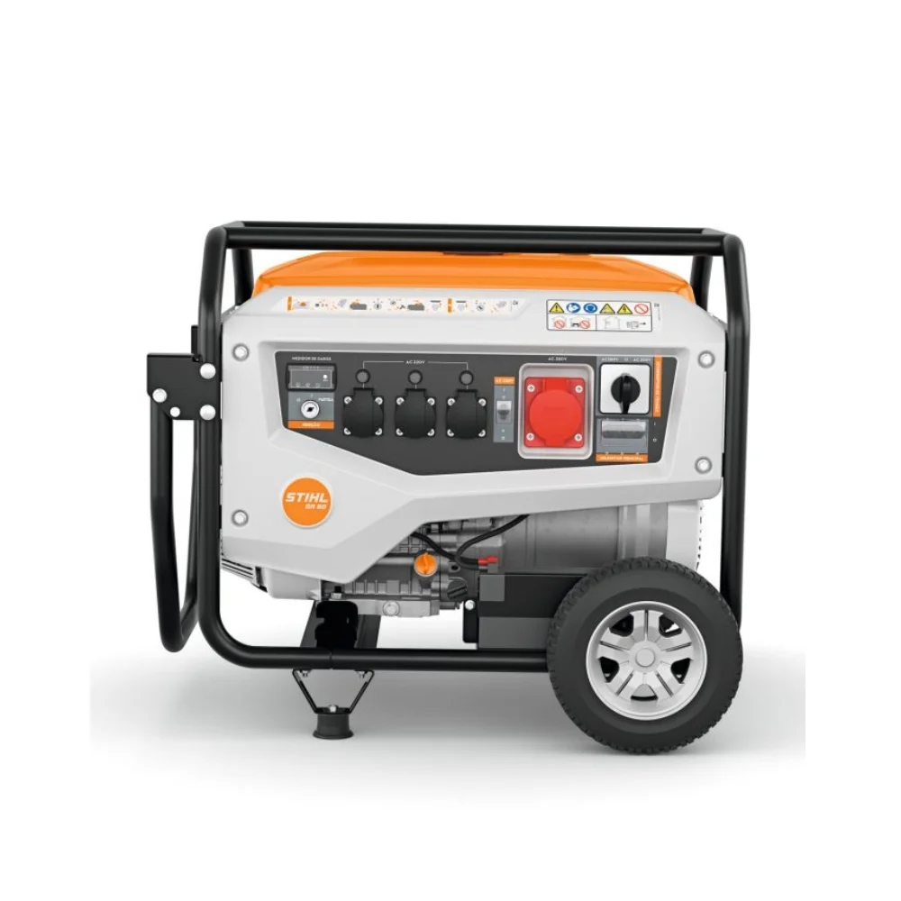 Gerador à Gasolina 8KVA Monofásico GR80 com Partida Elétrica - Stihl