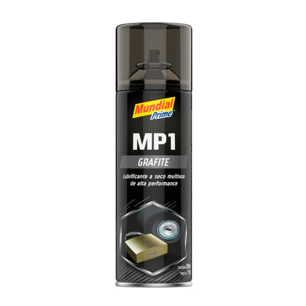 Grafite Spray com 200 ml - Mundial