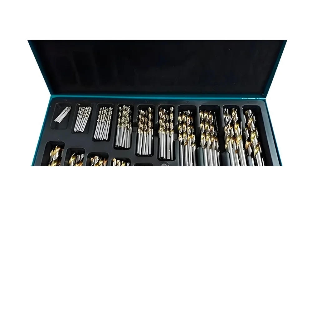 Jogo Broca Aço Rápido 1,00 a 10,00mm 170Pc Titânio - Makita