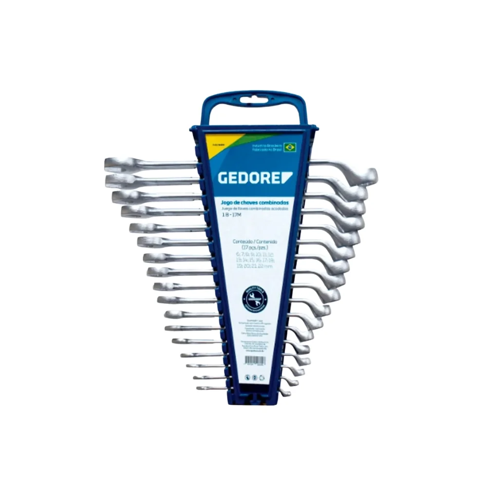 Jogo Chave Combinada 6 a 22mm 17 Peças - Gedore
