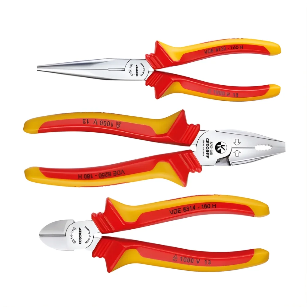 Jogo de Alicate 8003H VDE 3 Peças - Gedore