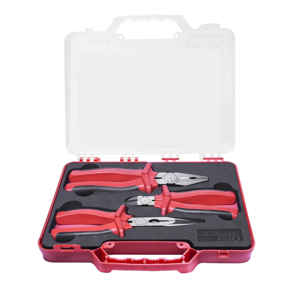 Jogo de Alicate Isolado com 3 peças - Tramontina