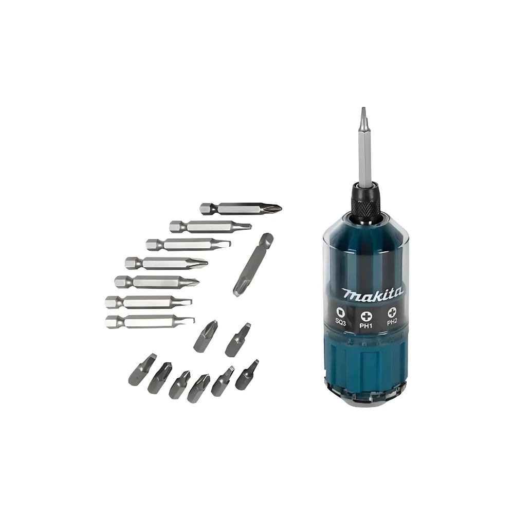 Jogo de Bits 18 Peças com Chave Manual - Makita