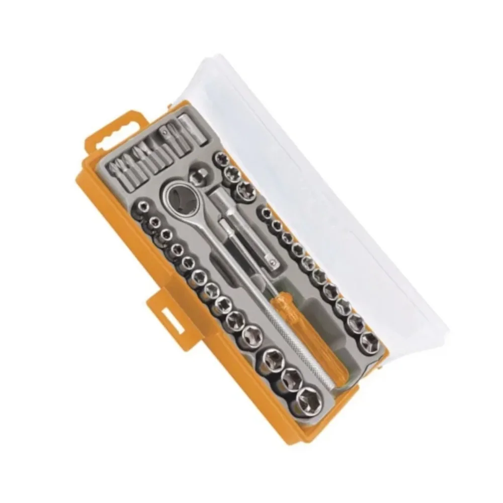 Jogo de Bits e Soquetes com Catraca 40 peças - Sparta