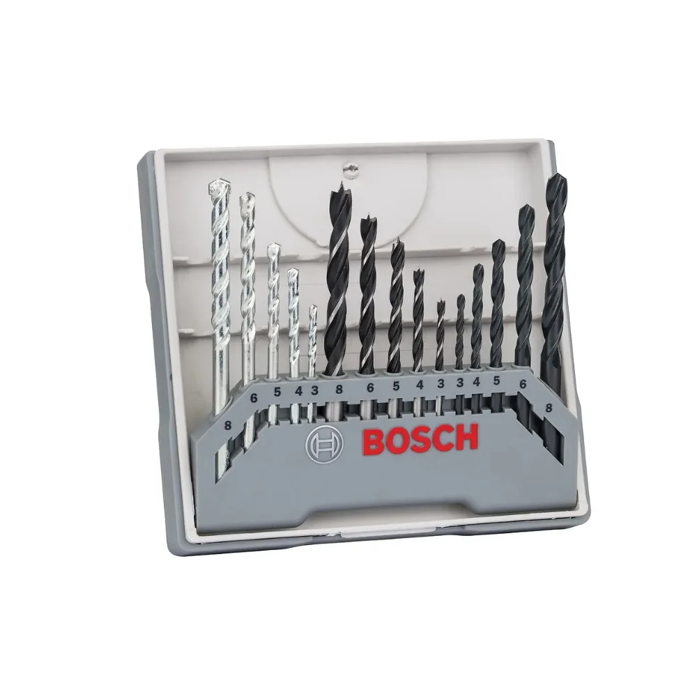 Jogo de Broca para Madeira e Wídea com 15 peças - Bosch