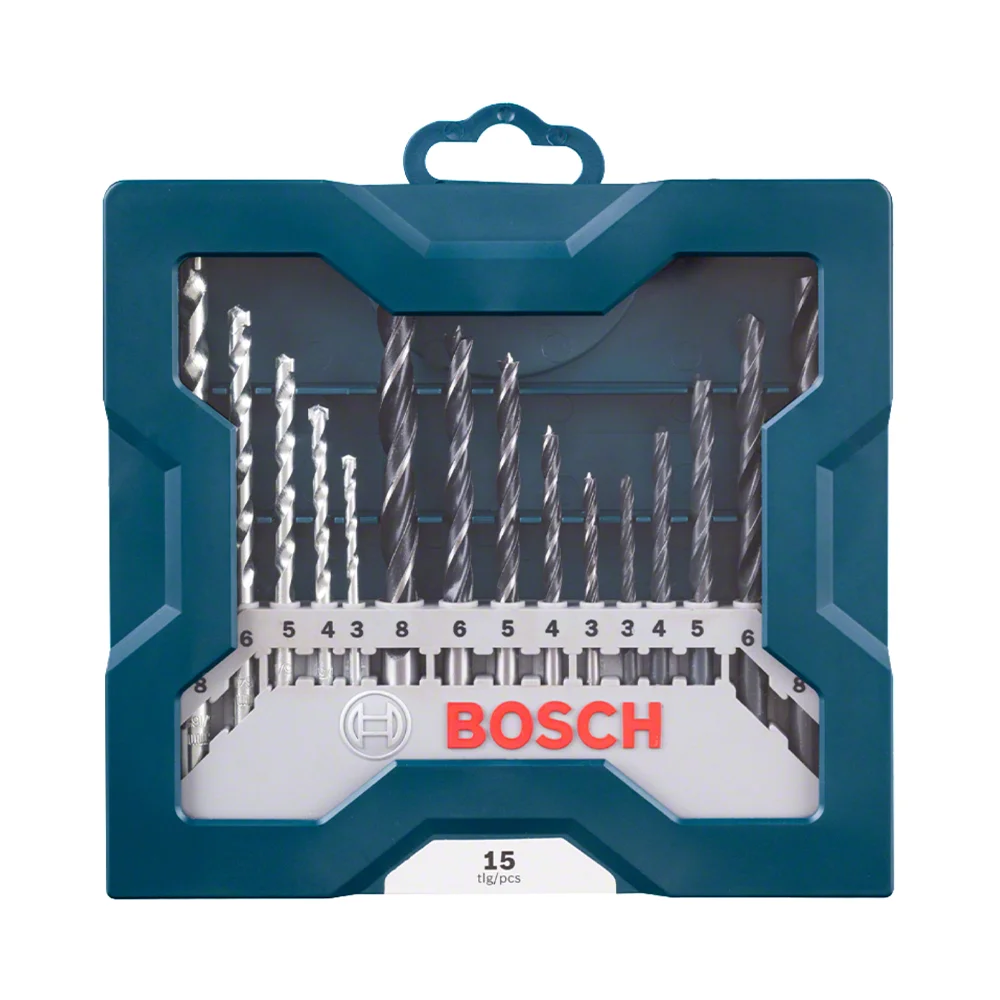 Jogo de Brocas Bits e Acessórios 15 Peças X-Line - Bosch